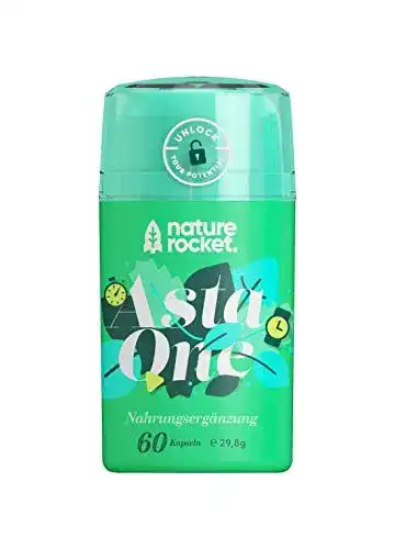 Astaxanthin Nature Rocket Natürliches Premium 4mg, 60 Kapseln