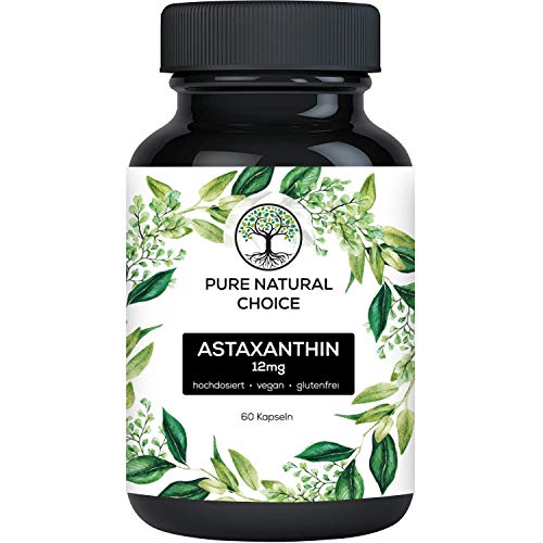 Astaxanthin Pure Natural Choice 12mg, vegan, 60 Stk.