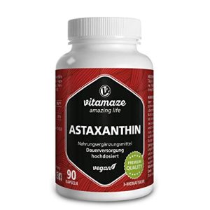 Astaxanthin Vitamaze, amazing life Kapseln hochdosiert & vegan