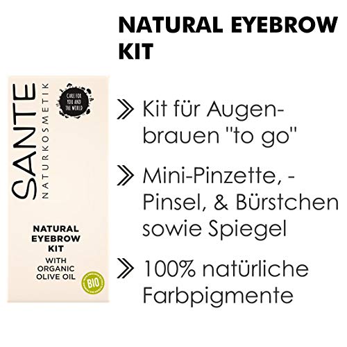 Augenbrauenpuder Sante Naturkosmetik Natural Eyebrow Kit