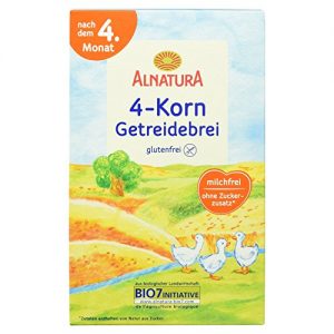 Babynahrung Alnatura Bio 4-Korn-Getreidebrei, 6 x 250 g