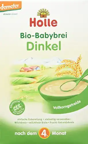 Babynahrung Holle Bio-Babybrei Dinkel, 3er Pack (3 x 250 g)