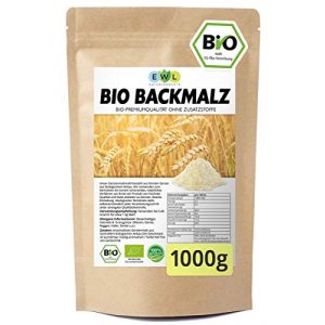 Backmalz EWL Naturprodukte 100% Bio Malz | 100% Gerste 1kg