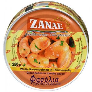 Baked Beans Zanae Dicke weiße Bohnen, 3 x 280 g Packung