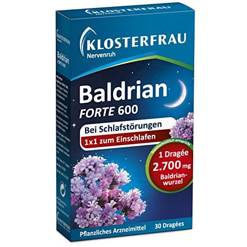 Baldrian Klosterfrau Nervenruh forte 600, 30 Stück