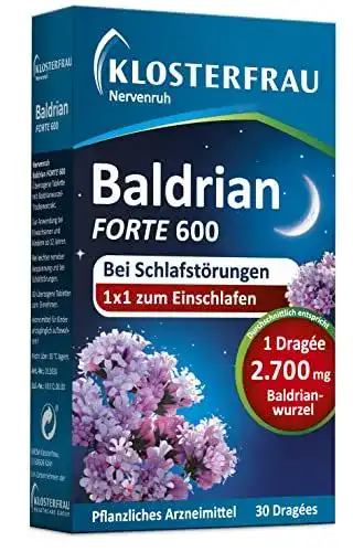 Baldrian Klosterfrau Nervenruh forte 600, 30 Stück