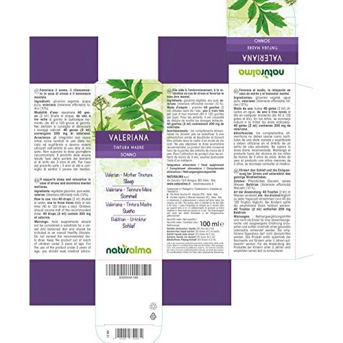 Baldrian-Tropfen Naturalma Baldrian (Valeriana officinalis) 100 ml