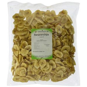 Banana chips Naturix24 unsweetened - bags, 3 x 500 g