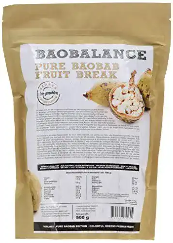Baobab Baobalance Pure Premium Fruchtpulver, 500 g