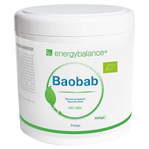 Baobab EnergyBalance Pulver Bio, hohe Bioverfügbarkeit, 400g