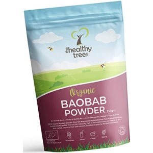Baobab TheHealthyTree Company Bio Pulver, Rohkost, 250g
