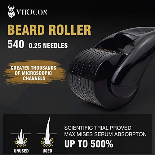Bartwuchsmittel VIKICON Beard Growth Kit, Bartwachstums Set