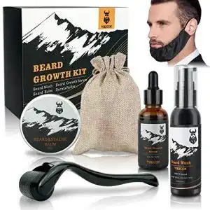 Bartwuchsmittel VIKICON Beard Growth Kit, Bartwachstums Set