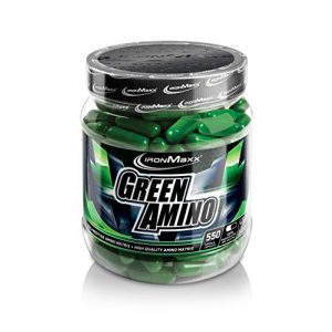 BCAA IronMaxx Green Amino Aminosäure Kapseln, 550 Stück