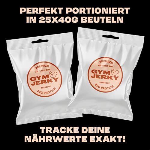 Beef Jerky Gym Jerky Beef Barbecue 1kg – 25x40g High Protein