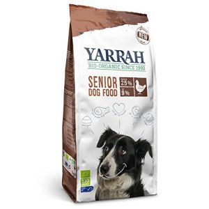 Bio-Hundefutter Yarrah Hund 2 kg, Senior Huhn