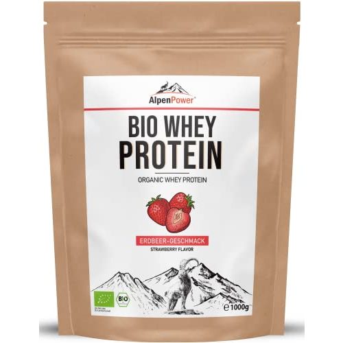 Die beste bio proteinpulver alpenpower bio whey protein erdbeere 1000 g Bestsleller kaufen