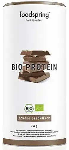 Bio-Proteinpulver foodspring Bio Protein Pulver, Schokolade, 750g