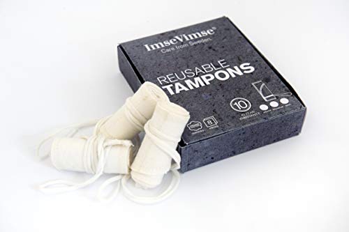 Die beste bio tampon imsevimse waschbar baumwolle tampons 8st Bestsleller kaufen