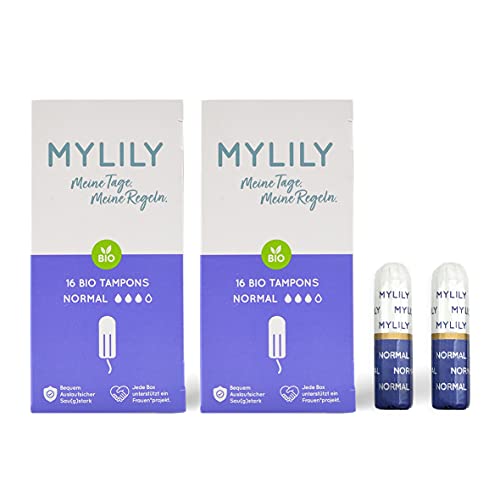 Bio-Tampon MYLILY ® Bio Tampons (32 Stück) I Normal
