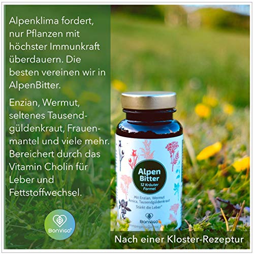 Bitterstoffe BonVigo ® AlpenBitter, 12-Kräuter-Formel
