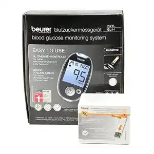 Blutzuckermessgerät Beurer Blutzucker Messgerät GL 44 mg/dl