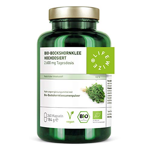 Bockshornklee LifeWize ® 240 Bio Kapseln Aktiviert, hochdosiert