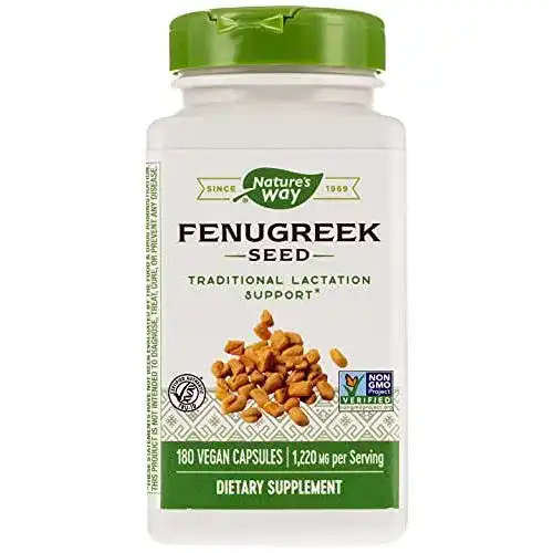 Bockshornklee NATURE’S WAY, Fenugreek, 610mg, 180 Kapseln