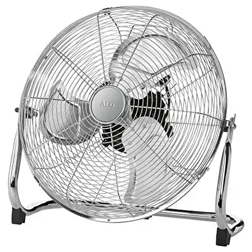 Bodenventilatoren AEG VL 5606 Metall-Windmaschine, 40 cm Durchmesser, 3 Laufgeschwindigkeiten, Neigungswinkel verstellbar