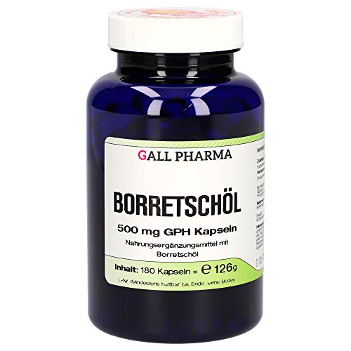 Die beste borretschoel kapseln gall pharma borretschoel 500 mg 180 stueck Bestsleller kaufen