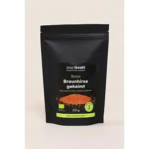 Braunhirse startkraft ☀ 100% Bio gekeimt – 250g ✔vegan