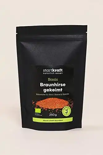 Braunhirse startkraft ☀ 100% Bio gekeimt – 250g ✔vegan