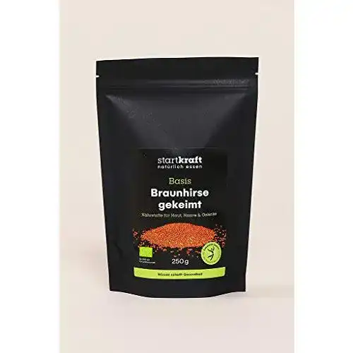 Braunhirse startkraft ☀ 100% Bio gekeimt – 250g ✔vegan