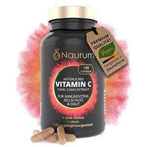Camu Camu Naurum ® Extrakt, natürliches Vitamin C, 120 Kapseln