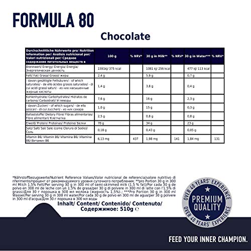 Casein Multipower Formula 80 Protein Complex, Schokoladen