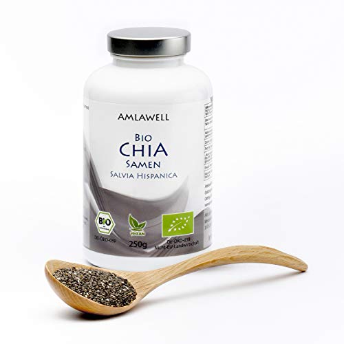 Chia-Samen Amlawell Bio Chia Samen – 250 g Bio Chiasamen