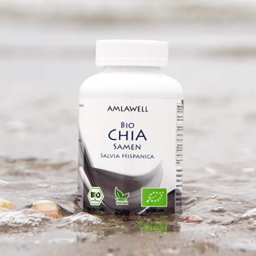 Chia-Samen Amlawell Bio Chia Samen – 250 g Bio Chiasamen