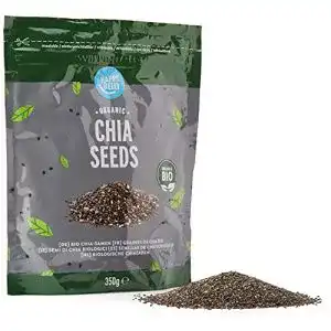 Chia-Samen Happy Belly Amazon-Marke: Bio, 4 x 350g