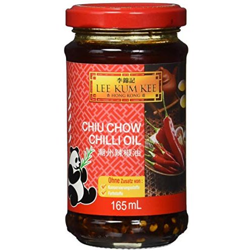 Chiliöl Lee Kum Kee Chili Öl Chiu Chow, pikant, sehr scharf, 165 ml