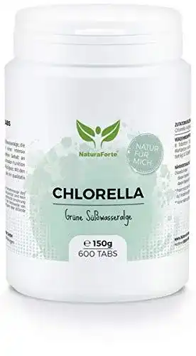 Chlorella NaturaForte Tabletten 600 Stück, hochdosiert