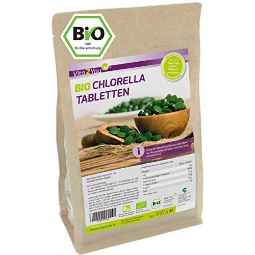 Die beste chlorella vita2you bio tabletten 500g 400mg pro tablette Bestsleller kaufen