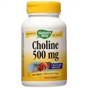 Cholin NATURE’S WAY, Bitartrat, 500mg, 100 Tabletten