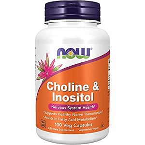 Cholin Now Foods, und Inositol, 500 mg, 100 Kapseln, hochdosiert