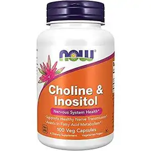 Cholin Now Foods, und Inositol, 500 mg, 100 Kapseln, hochdosiert