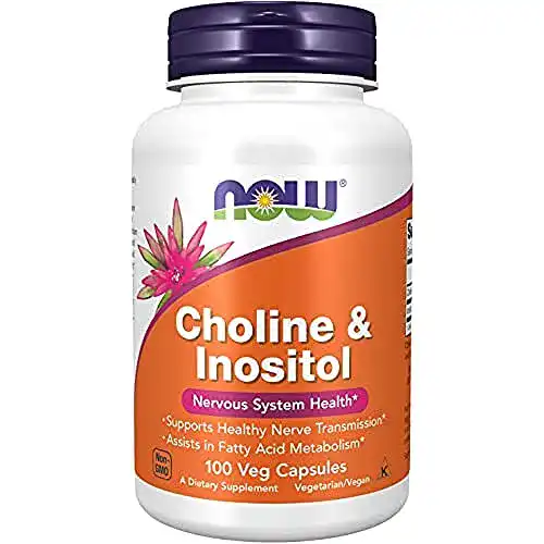 Cholin Now Foods, und Inositol, 500 mg, 100 Kapseln, hochdosiert
