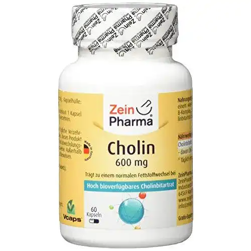 Die beste Cholin ZeinPharma 600g 60 Kapseln (Monatspackung) 2026 Test Bestseller Cholin ZeinPharma 600g 60 Kapseln (Monatspackung)
