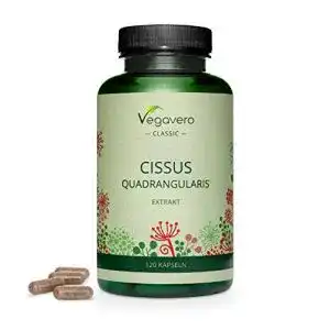 Cissus quadrangularis Vegavero ® | 40% KETOSTERONE | 120 Kaps.