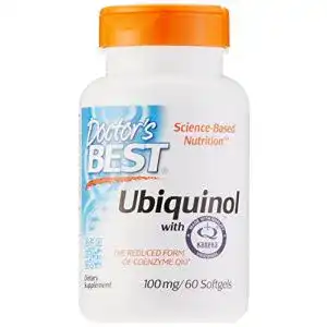 Coenzym Q10 DOCTOR’S BEST, Ubiquinol mit Kaneka QH, 60 Kaps.