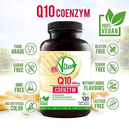 Coenzym Q10 MeinVita, 100% Vegan, extra hochdosiert, 120 Kaps.
