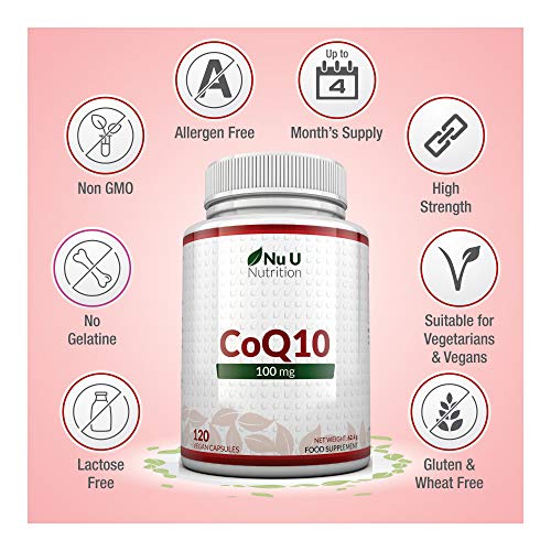Coenzym Q10 Nu U Nutrition 100 mg, 120 Kapseln